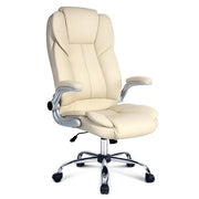 Artiss Kea Executive Office Chair Leather Beige