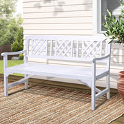 Gardeon Wooden Garden Bench 3 Seat Patio Furniture Timber Outdoor Lounge Chair