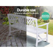 Gardeon Wooden Garden Bench 3 Seat Patio Furniture Timber Outdoor Lounge Chair