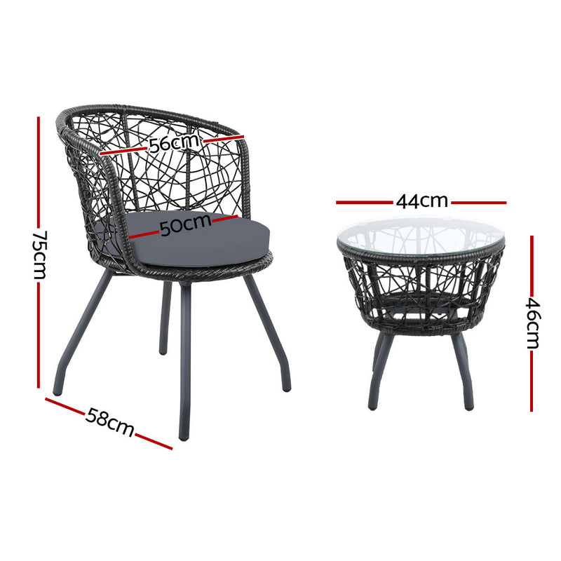 Gardeon Outdoor Patio Chair and Table
