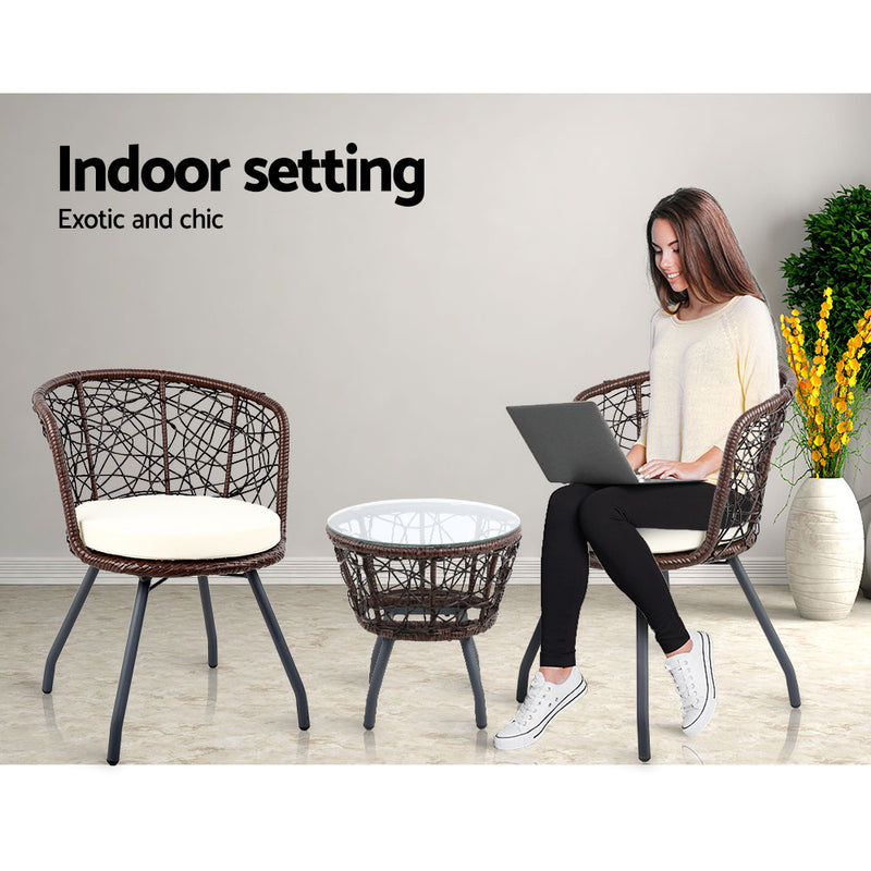 Gardeon Outdoor Patio Chair and Table