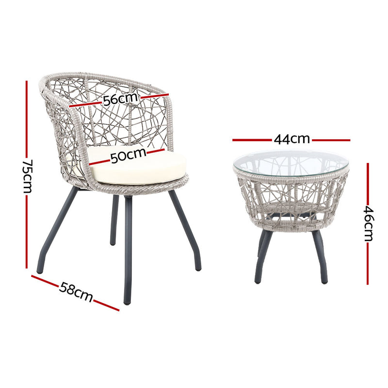 Gardeon Outdoor Patio Chair and Table