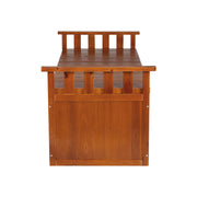 Gardeon Outdoor Storage Box Wooden Garden Bench 128.5cm Chest Tool Toy Sheds XL