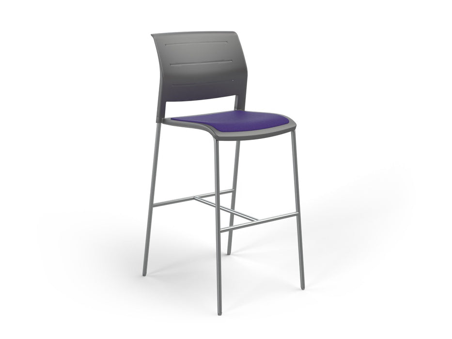 Game Barstool With Upholstery