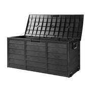 Giantz 290L Outdoor Storage Box Black