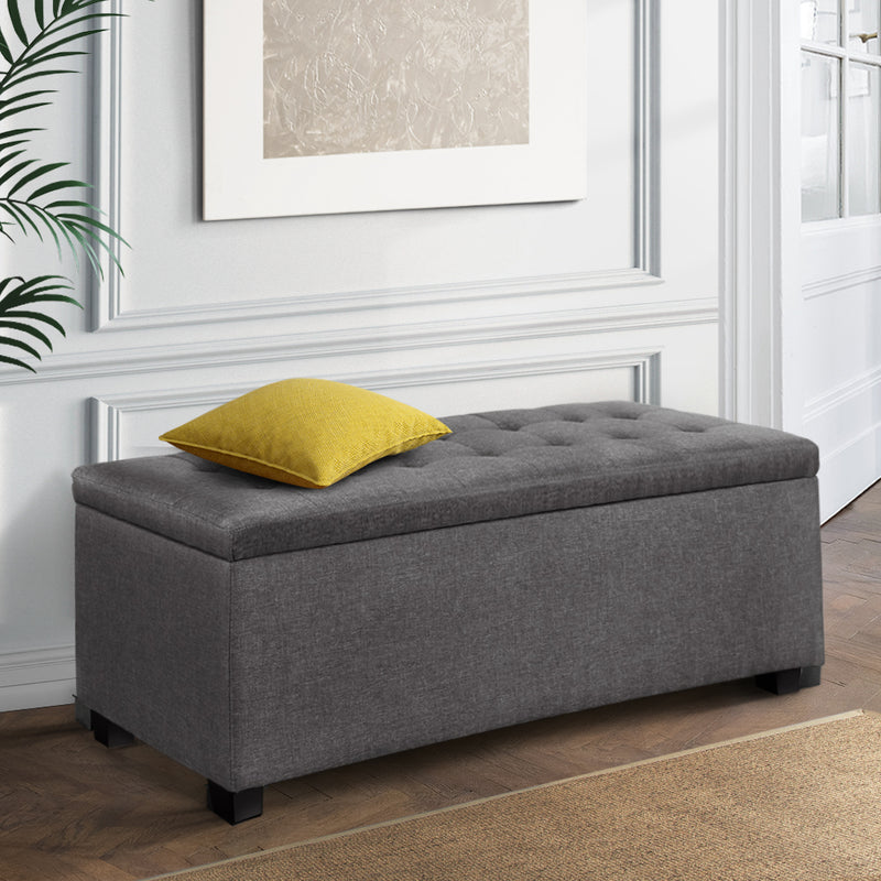 Artiss Large Fabric Storage Ottoman