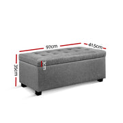 Artiss Large Fabric Storage Ottoman