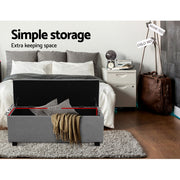 Artiss Large Fabric Storage Ottoman