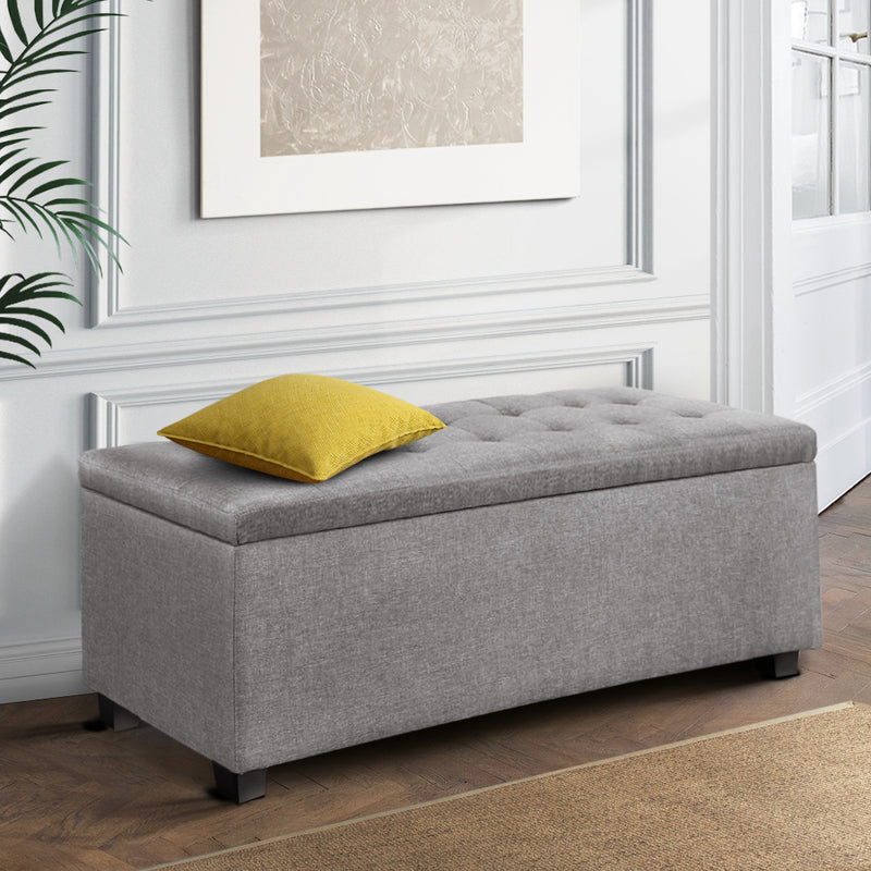 Artiss Large Fabric Storage Ottoman
