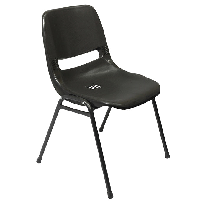 Rapidline Stacking Visitor Chair With Polypropylene Shell