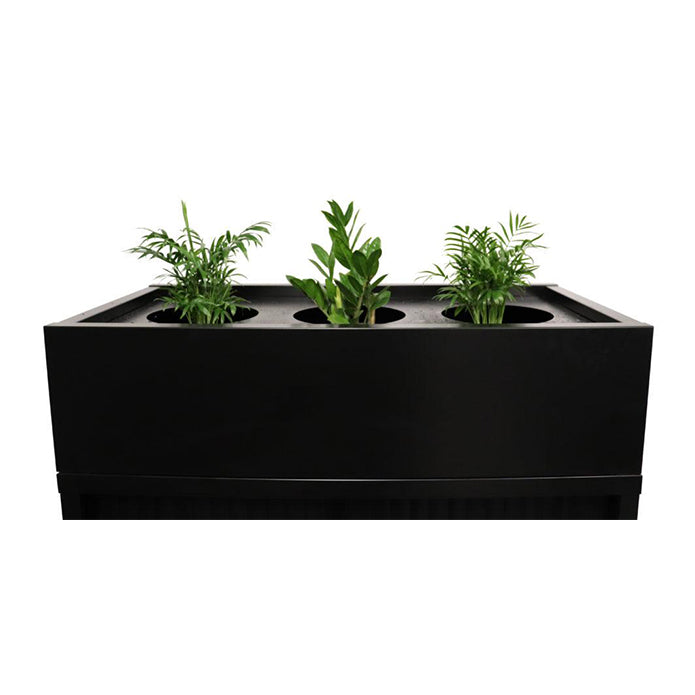 Rapidline Planter Box 900mm W x 473mm D x 230mm H Black
