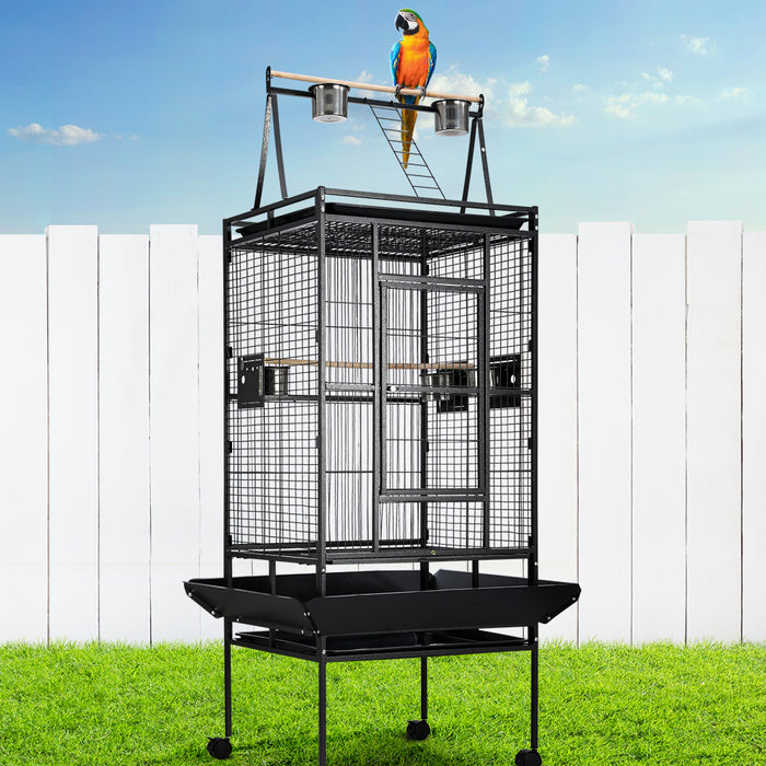 Bird Cage Pet Cages Aviary 173CM Large Travel Stand Budgie Parrot Toys