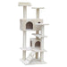 Cat Tree 134cm Trees Scratching Post Scratcher Tower Condo House Furniture