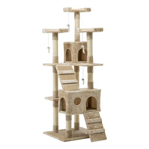 180cm Cat Scratching Tree Condo House Furniture Wood