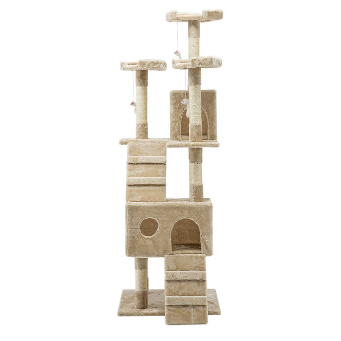 180cm Cat Scratching Tree Condo House Furniture Wood