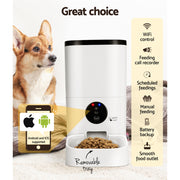 i.Pet Automatic Pet Feeder Auto Wifi Dog Cat Feeder Smart Food App Control