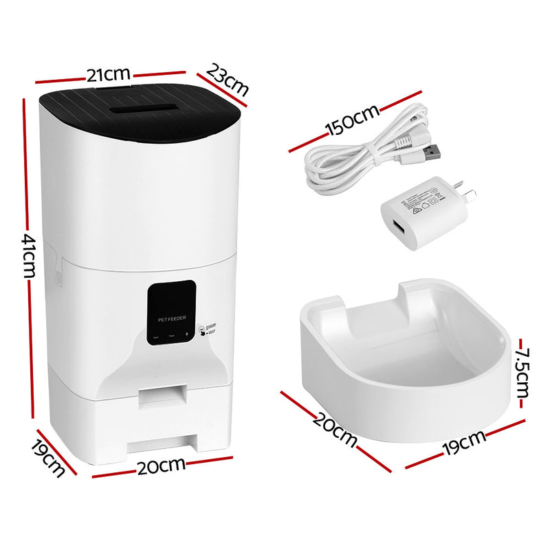 i.Pet Automatic Pet Feeder Auto Wifi Dog Cat Feeder Smart Food App Control