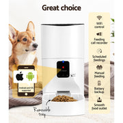 i.Pet Automatic Pet Feeder Auto Wifi Dog Cat Feeder Smart Food App Control