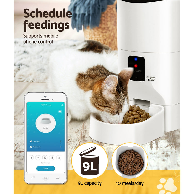 i.Pet Automatic Pet Feeder Auto Wifi Dog Cat Feeder Smart Food App Control