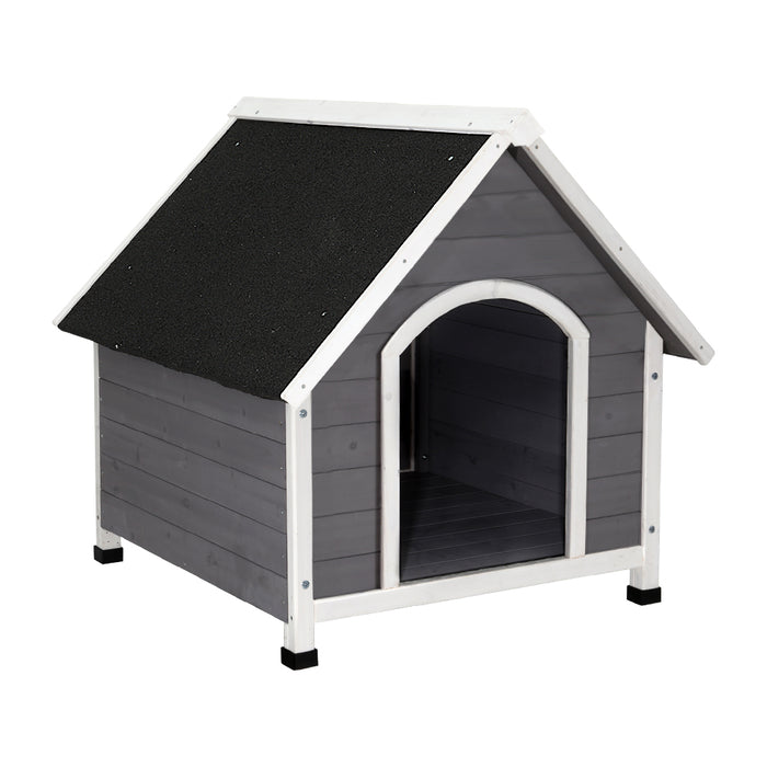 i.Pet Dog Kennel House Wooden Outdoor Indoor Puppy Pet House Weatherproof