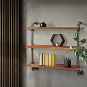 Artiss 3 Level 92cm DIY Wall Mounted Bookshelf