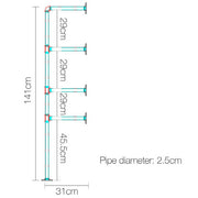 Artiss DIY Metal Ceiling Pipe Shelf Brackets