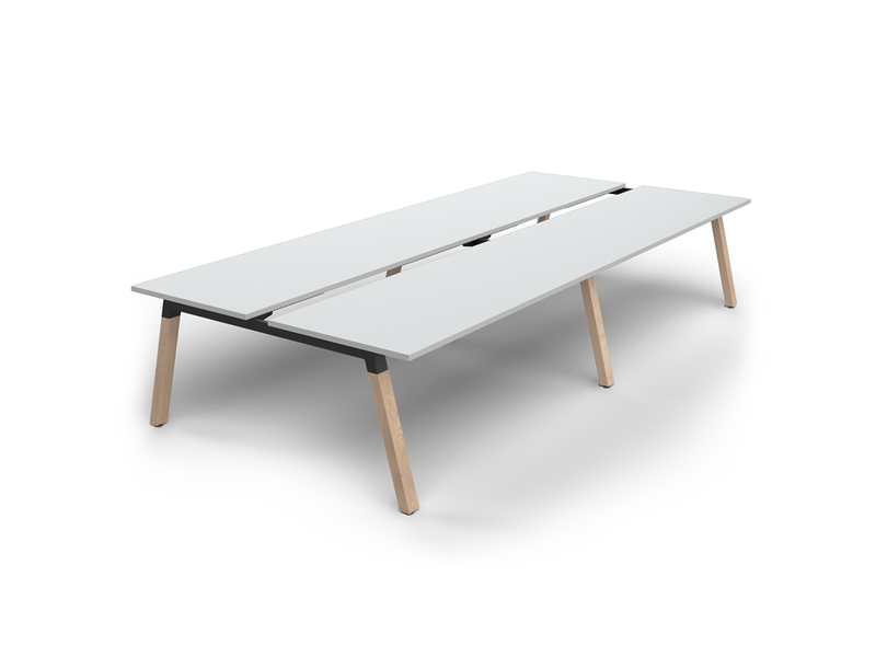 Plantation 4 Users Double - Sided Desk 1800mmX800mm
