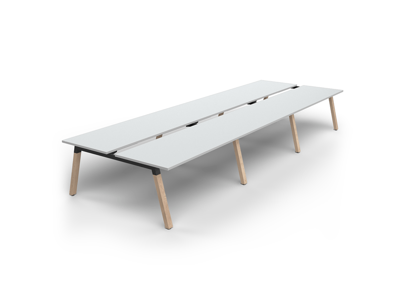 Plantation 6 Users Double - Sided Desk 1800mmX800mm