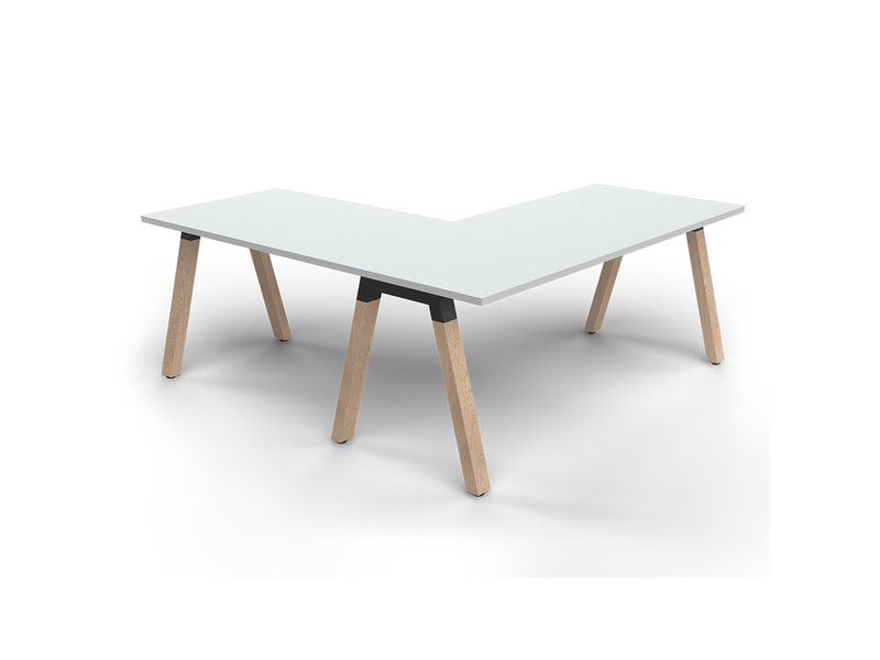 Plantation Single Sided Desk with Return 1800mmX900mm
