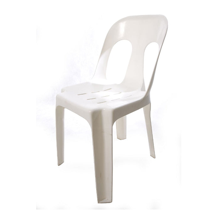 Rapidline Polypropylene Stacking Visitor or Event Chair White