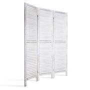 Artiss Room Divider Privacy Screen Foldable Partition Stand 3 Panel White