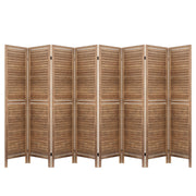 Artiss 8 Panel Room Divider Screen Privacy Wood Dividers Timber Stand
