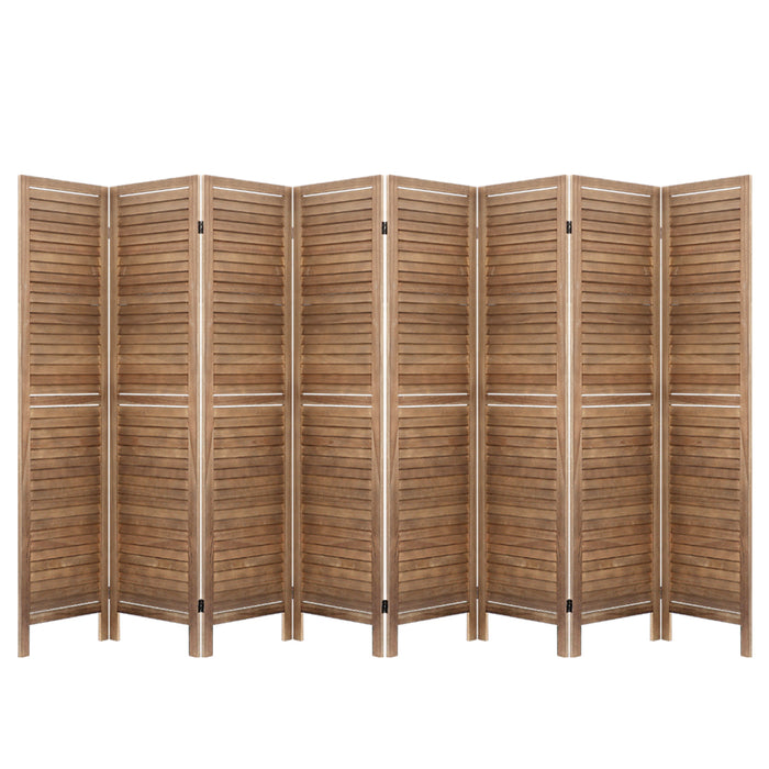 Artiss 8 Panel Room Divider Screen Privacy Wood Dividers Timber Stand