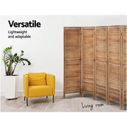 Artiss 8 Panel Room Divider Screen Privacy Wood Dividers Timber Stand