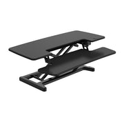Rapidline Flux Electric Sit Stand Computer Desk Table Top Size - 950mm W x 415mm D Black