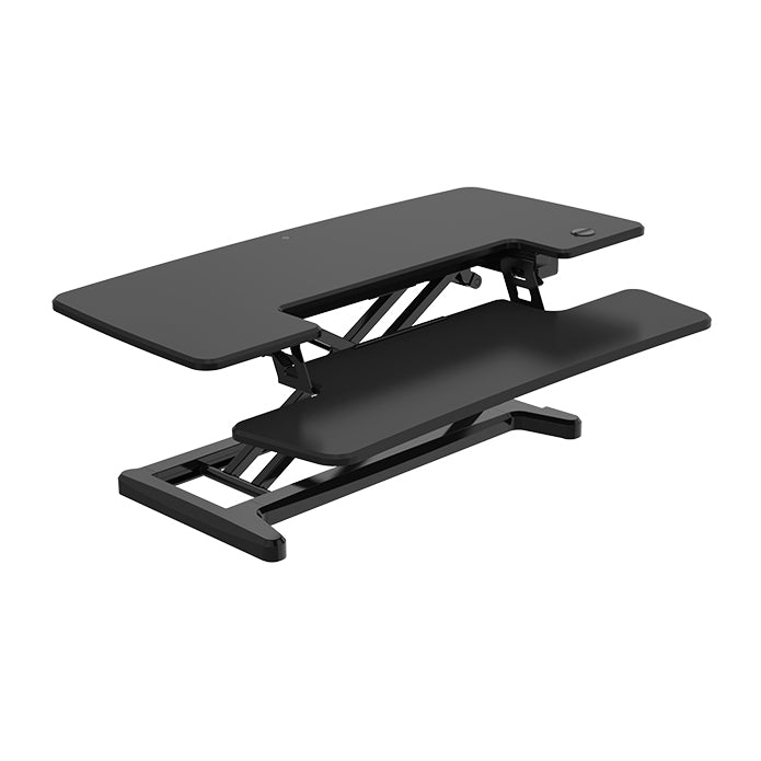 Rapidline Flux Electric Sit Stand Computer Desk Table Top Size - 950mm W x 415mm D Black