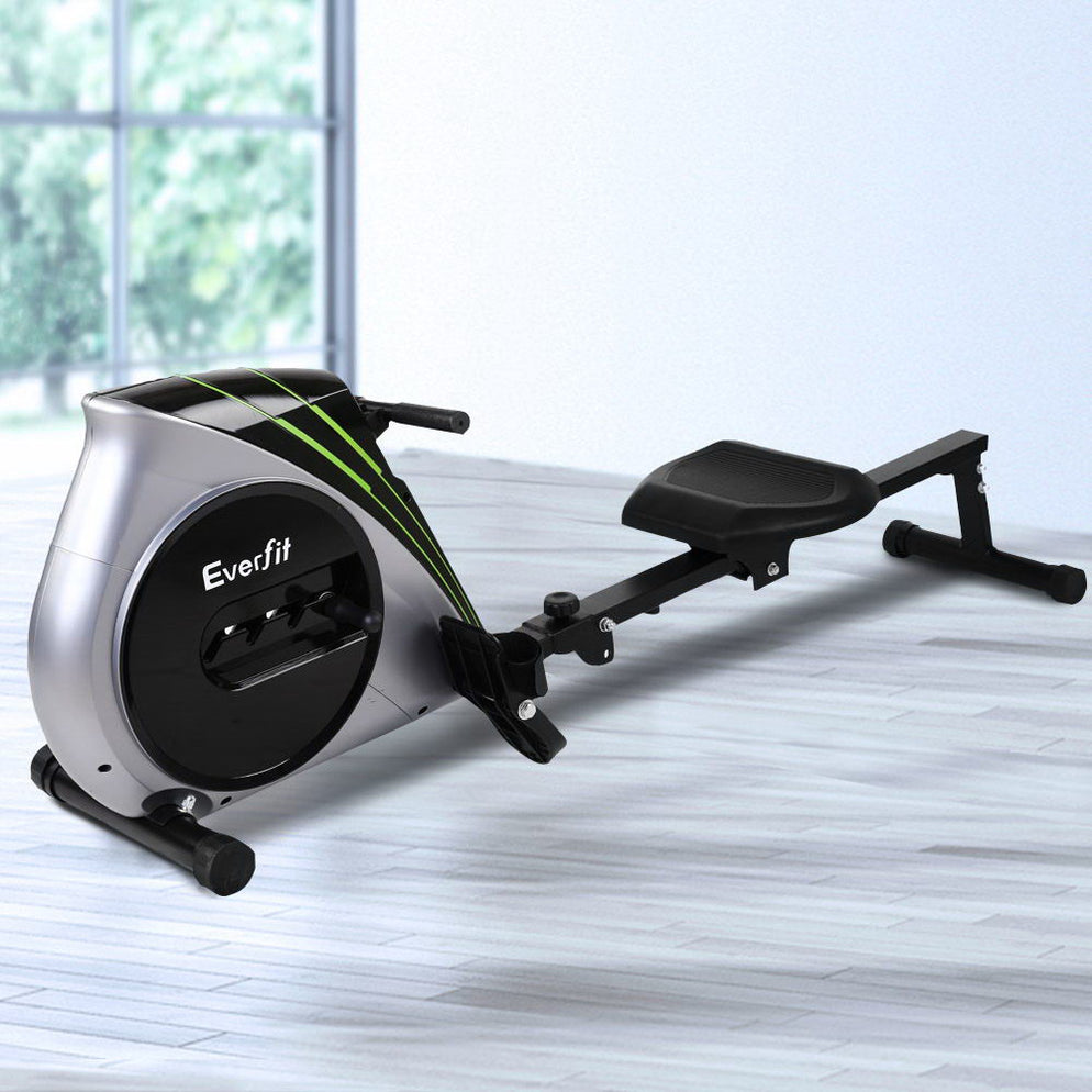 Everfit Rowing Exercise Machine with Adjustable Large Footrest