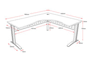 Rapidline Span Beech Corner Desk