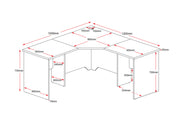Rapidline Corner Workstation Desk