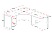 Rapidline Corner Workstation Desk