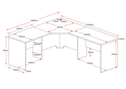 Rapidline Corner Workstation Desk