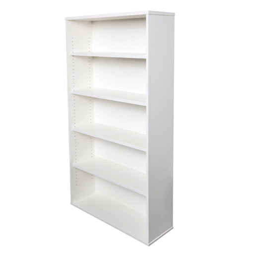Rapidline Span Open Bookcase 900W x 315D x 1800H Natural White