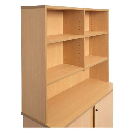 Rapidline Span Overhead Hutch 1200W x 315D x 1070H Beech