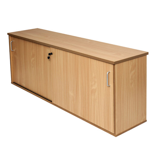 Rapidline Span Sliding Door Credenza 1800W x 450D x 730H Beech