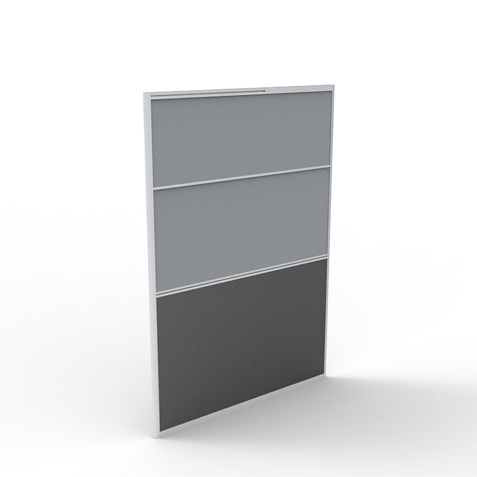 Rapidline Workstation Screens 1200mm W x 1650mm H x 30mm T Grey