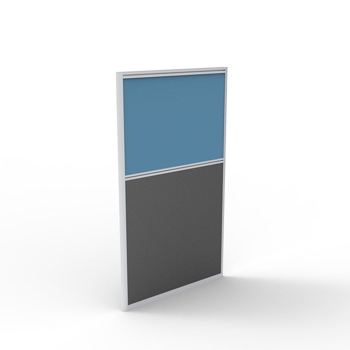 Rapidline Workstation Screens 750mm W x 1250mm H x 30mm T Blue