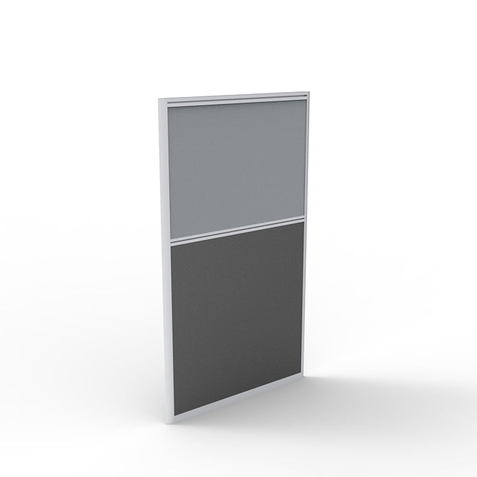 Rapidline Workstation Screens 750mm W x 1250mm H x 30mm T Grey