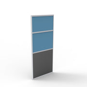 Rapidline Workstation Screens 750mm W x 1650mm H x 30mm T Blue