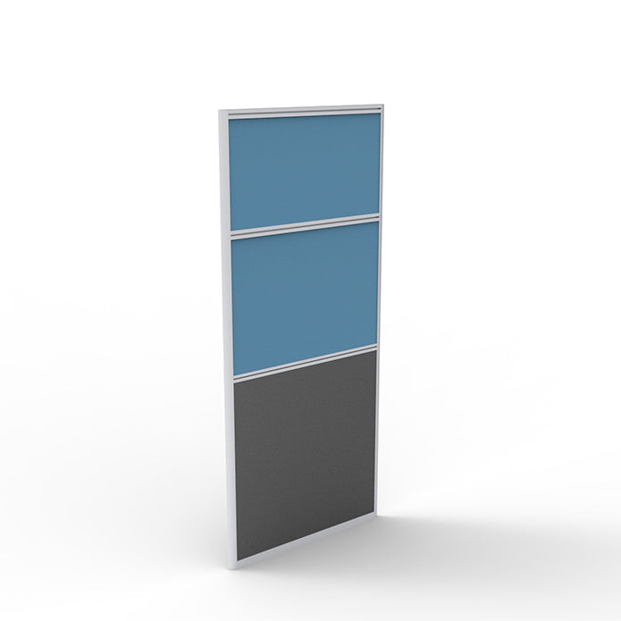 Rapidline Workstation Screens 750mm W x 1650mm H x 30mm T Blue