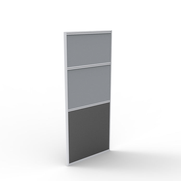 Rapidline Workstation Screens 750mm W x 1650mm H x 30mm T Grey